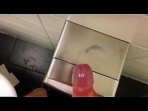 Public Restroom Handjob and Masturbation Compilation