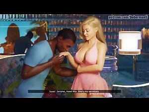 Desi Milf loves her boss with a massive cock 3D Hentai story part 5