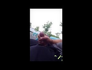 Public Masturbation Caught on Tape